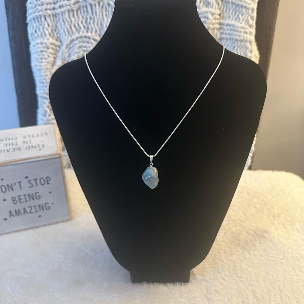 Aquamarine Pendant Necklace